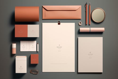 筆記本辦公用品VI樣機效果圖與攝影圖下載指南